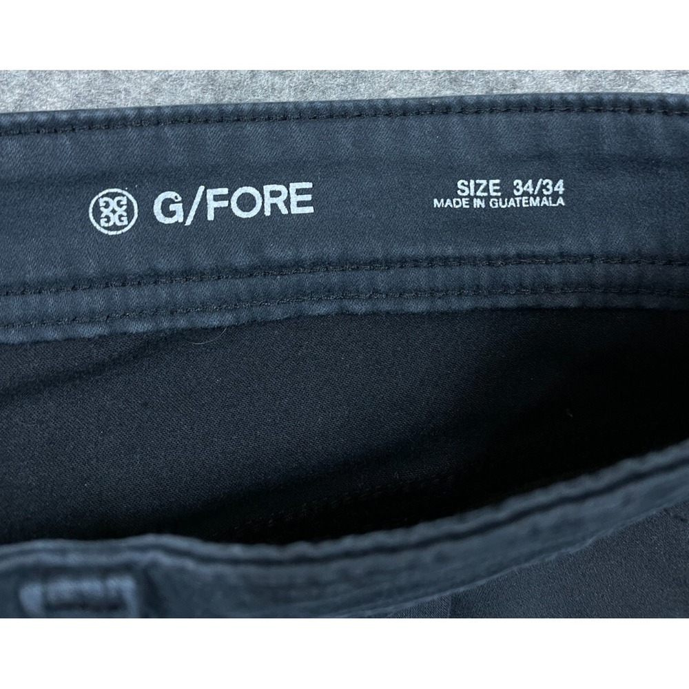G/Fore Core 5 Pocket Pants Mens 34x33 Gray Chino Golf Performance Stretch G4 - Picture 4 of 11